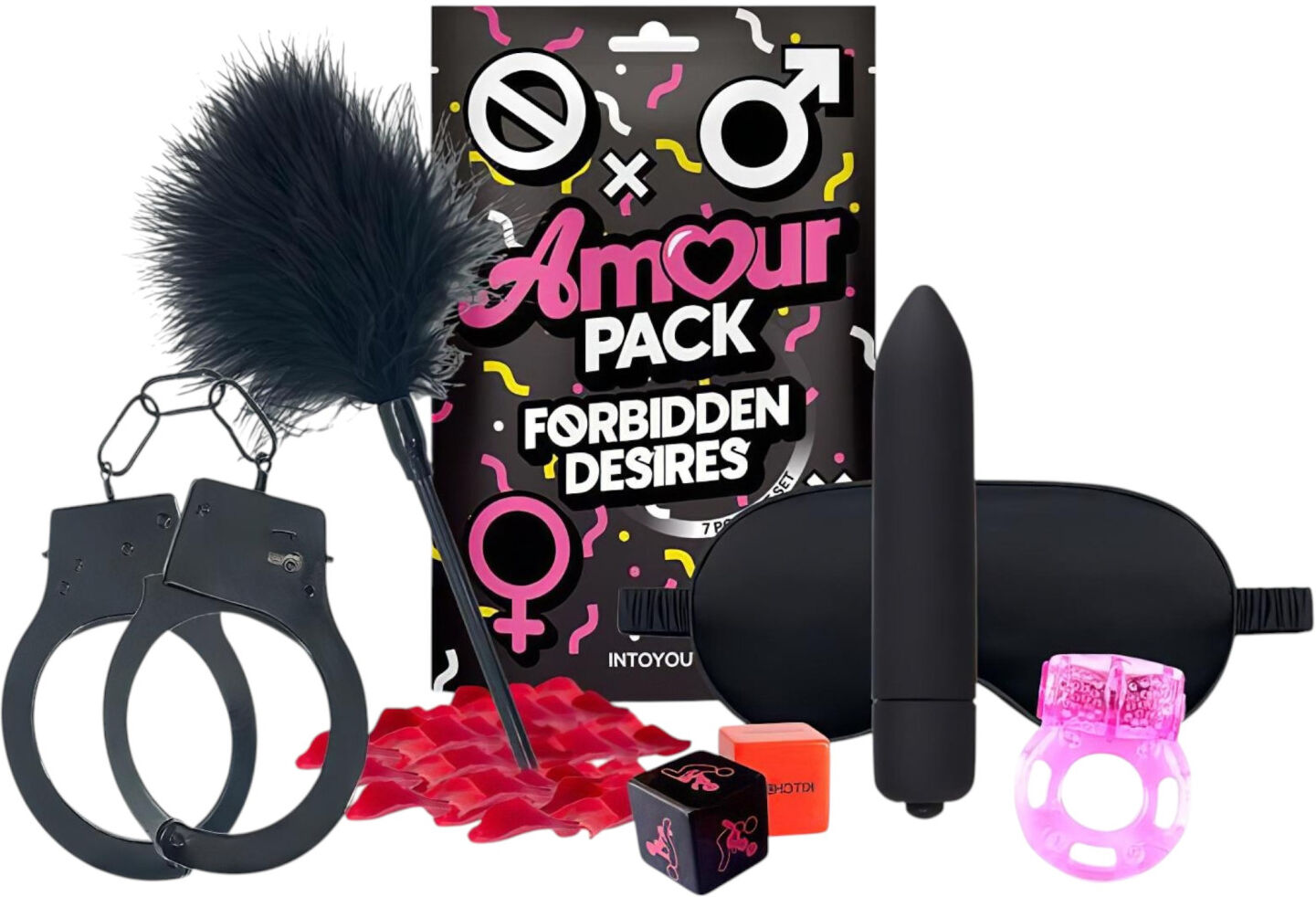 INTOYOU Amour Pack Forbidden Desires - Beginner's Vibrator Set - 7 Pieces