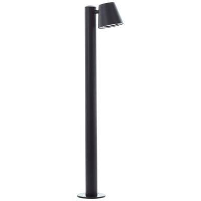 Außen-Stehlampe BRILLIANT "Bari", schwarz, B:11cm H:80cm T:21cm, Leuchten, Außenstandleuchte, 80 cm, GU10, IP44, Metall/Kunststoff, schwarz