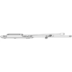 Maco, Drehkippbeschlag, Auffangsicherung unten für Holz/PVC, ab FFH 1850 mm, silber (209774)