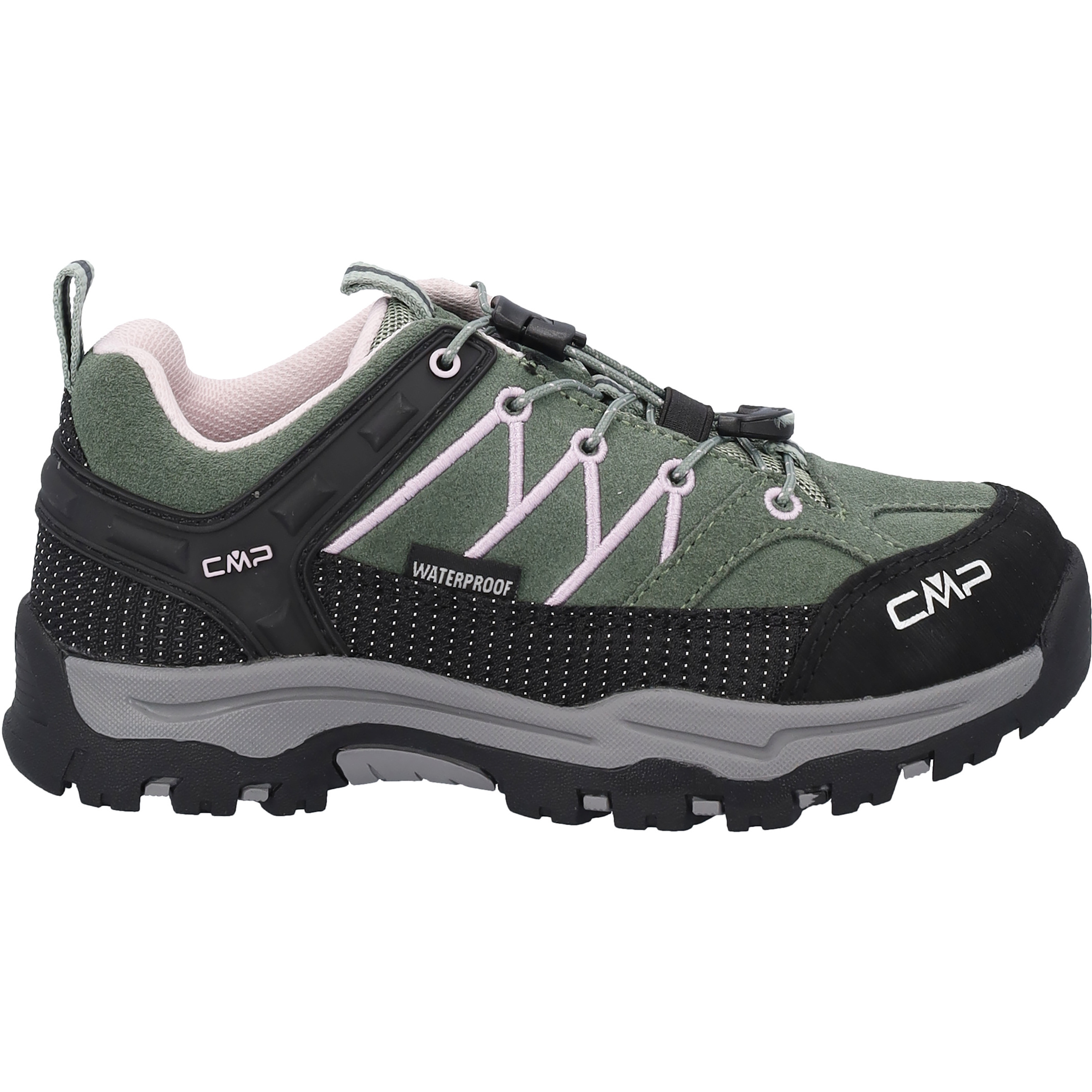 CMP Rigel Low WP Kinder Zustiegsschuhe gruen Größe 30 Trekking