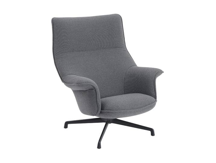 Muuto Doze Sessel swivel base Ocean 80-anthracite black