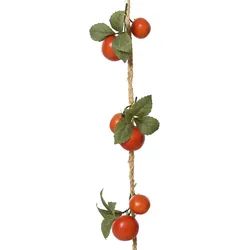 Girlande TOMATEN (LBH 140x16x12 cm) - braun - LBH 140x16x12 cm