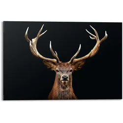 Bild DEER PORTRAIT (LBH 60x2x90 cm) - bunt - LBH 60x2x90 cm