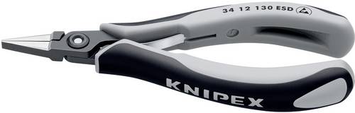 Knipex 34 12 130 ESD ESD Flachzange Gerade Chrom-Vanadium Kugellagerstahl 135 mm