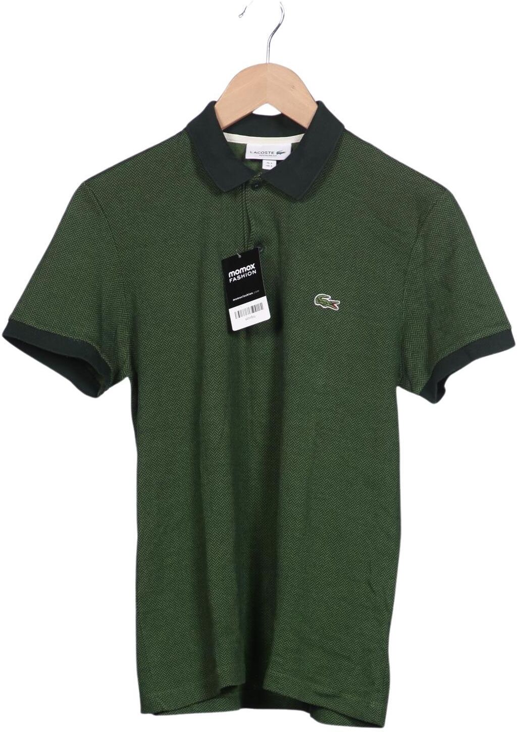 Lacoste Herren Poloshirt, Grün, Gr. M (Lacoste 3), Baumwolle - Second Hand