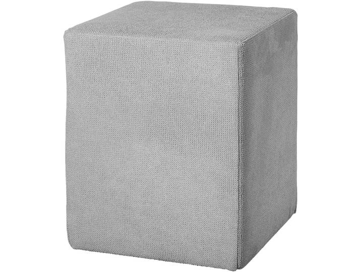 Polsterhocker HOME AFFAIRE, grau, B:40cm H:50cm T:40cm, Hocker, Polsterhocker, Polsterhocker eckig, stoffbezogen
