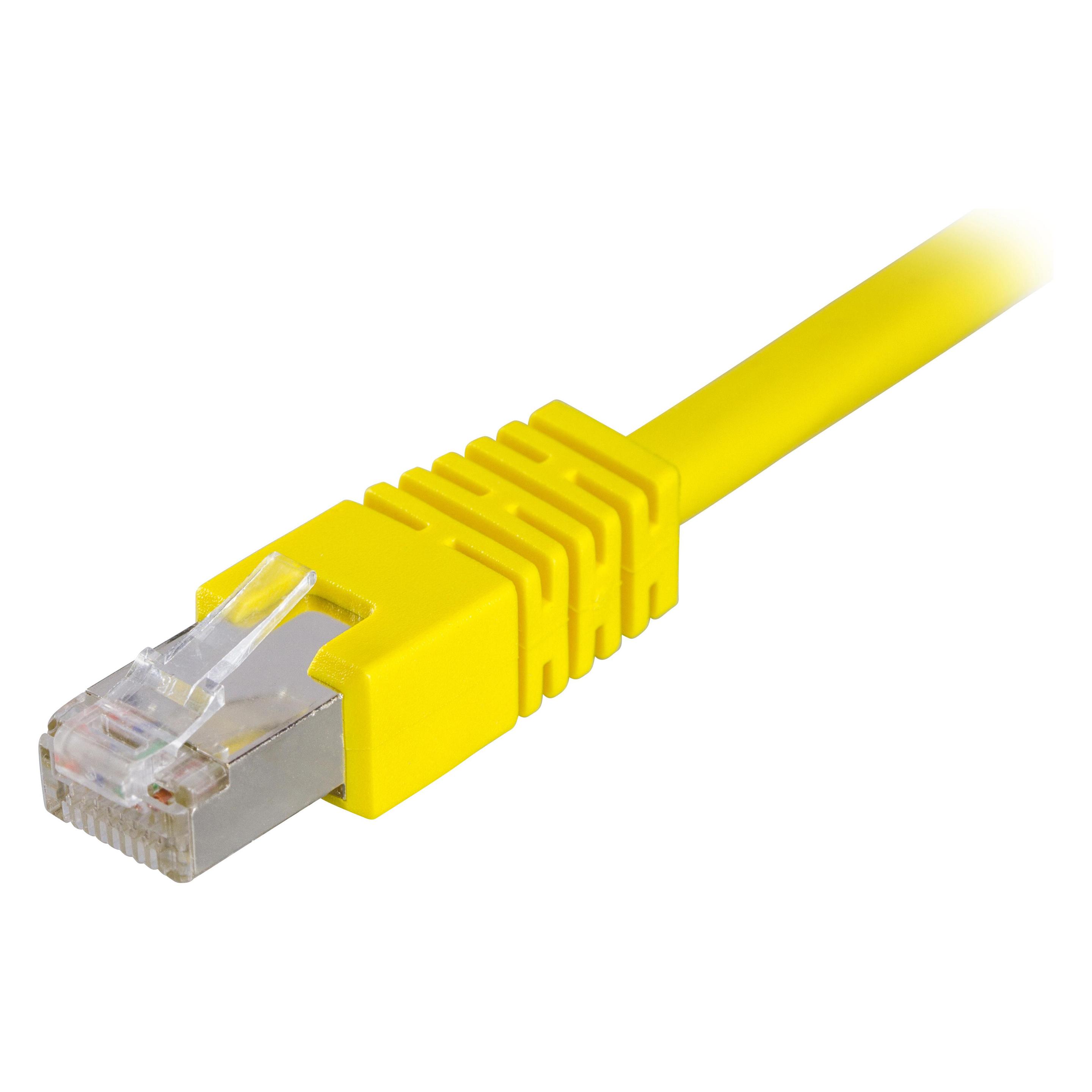 Deltaco FTP Cat6 Patch Cable - 2m - 2 m - Cat6 - RJ-45 - RJ-45 - Gelb (FTP, CAT6, 2 m) (STP-62GL)