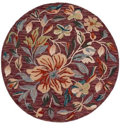 SAFAVIEH Handmade Jardin Vanya Floral Wool Rug