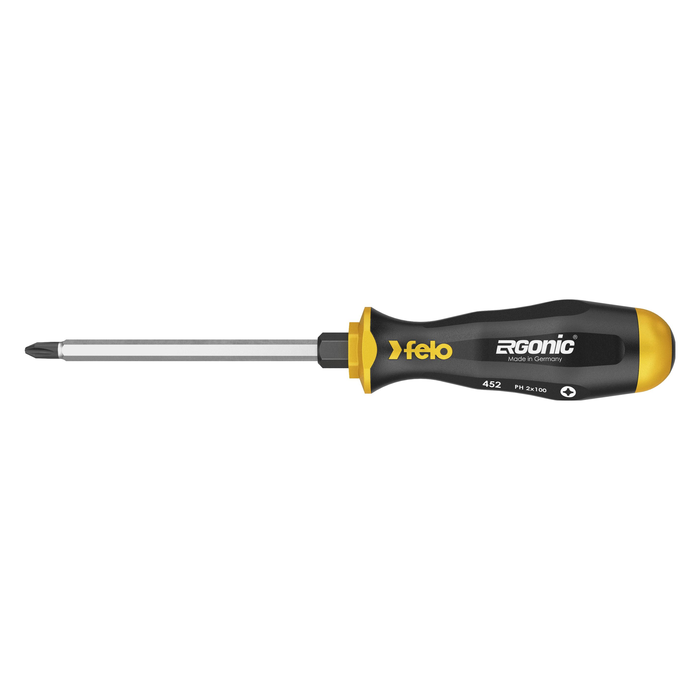 Felo Ergonic PH 2 - 100 Phillips screwdriver - for impact (45220340)