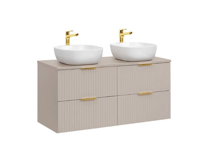 Meuble double vasque 120cm Adriel Cachemire