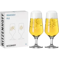 RITZENHOFF Pilsglas Brauchzeit  2er #1 #2 A. Preis F22