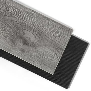 "Art3d 10pcs 48""x7.2"" Click-lock Wood Grain Flooring Cover 24 Sq.Ft."