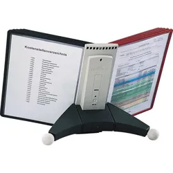 DURABLE Tafelträger für SHERPA® Sichttafel-Systeme, grau, Polyamid, DIN A4