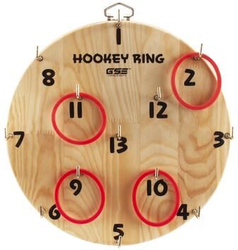 GSE Games & Sports Expert GSE™ Indoor/Outdoor Ring Toss Game Set for Family Fun Party Game, Gift for Man Cave Decor - Ring Toss