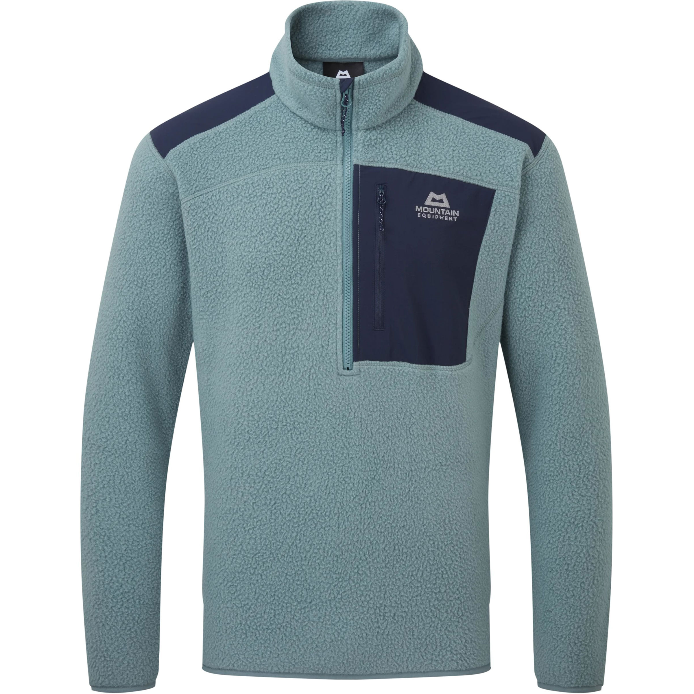 Mountain Equipment Highpile Zip T Herren Longsleeves tuerkis Größe M Trekking Widerstandsfähig