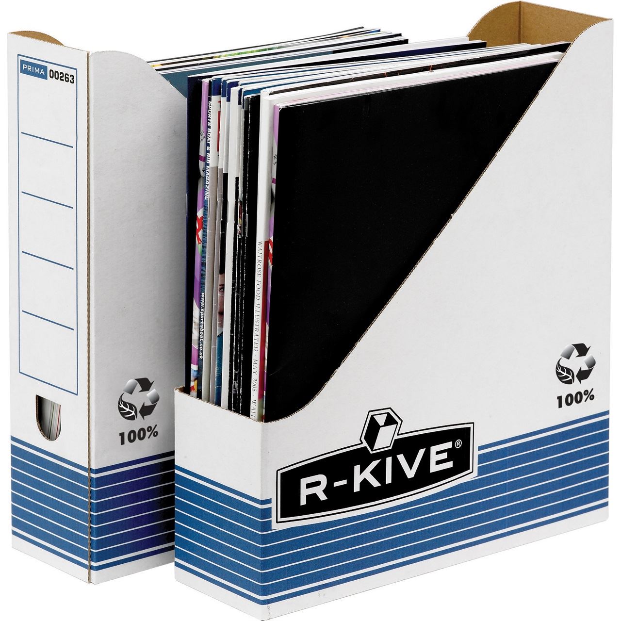 Fellowes BANKERS BOX SYSTEM Archiv-Stehsammler, blau