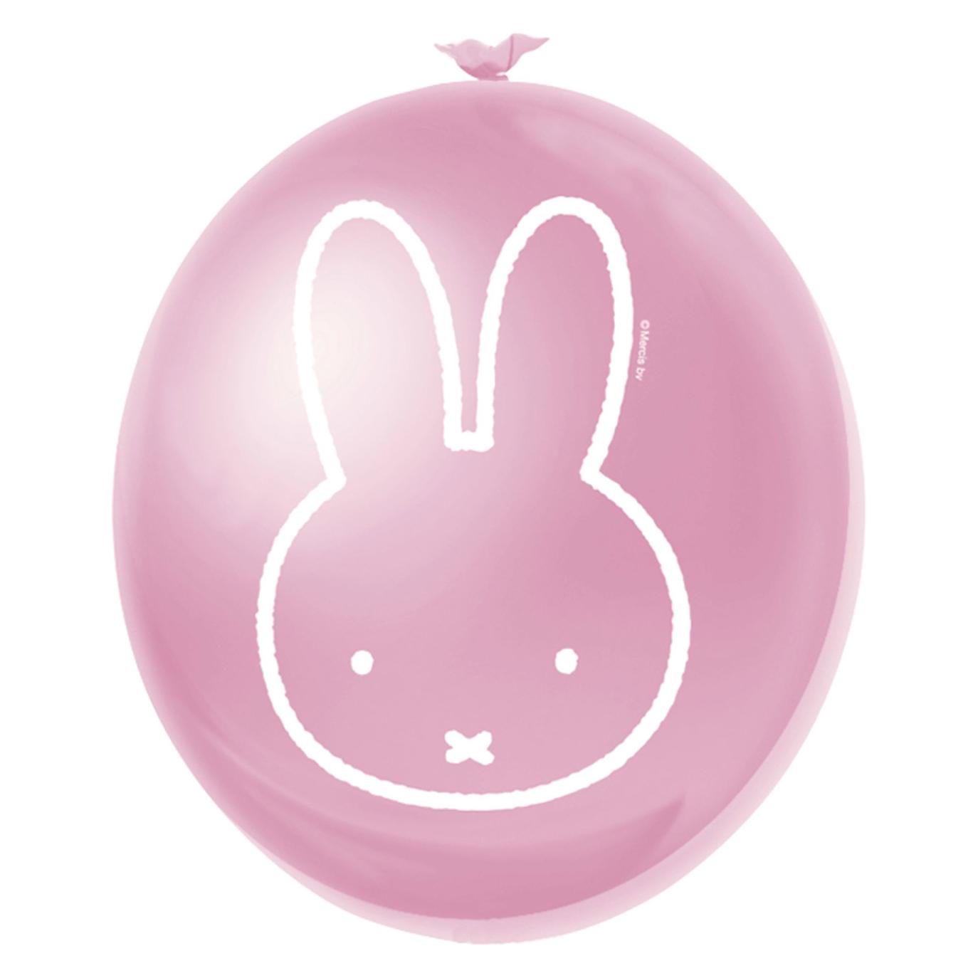Miffy rosa Luftballons, 6pcs. (6x) (21206720)