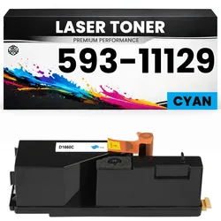 Toner kits kompatibel für Dell 593-11129 C1660W in Cyan