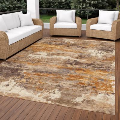 Addison Rugs Machine Washable Indoor/ Outdoor Abstract Savage Chantille Rug