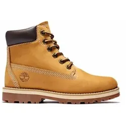 Timberland für Frauen/Mädchen. TB0A28X72311 Stiefel Courma Traditional 6In gelb (37), Leder, Braun, Wohnung, Schnürsenkel, Reißverschluss, L