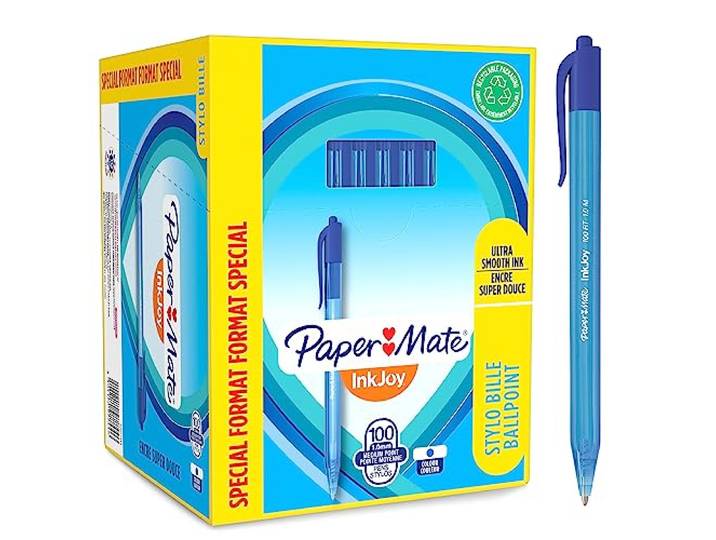 Papermate Inkjoy Bleu 100 pièce(s)