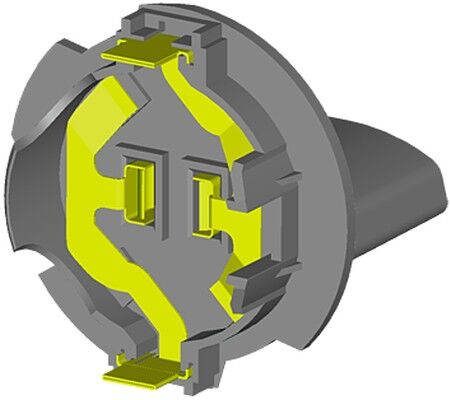 Hella Lampenfassung, Hauptscheinwerfer 9ff247322001 H7