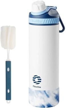 Uplifted Finds Fjbottle Vacuum Insulated Flask 710ml 950ml Stainless Steel Thermal Travel Tumbler white 950 Ml