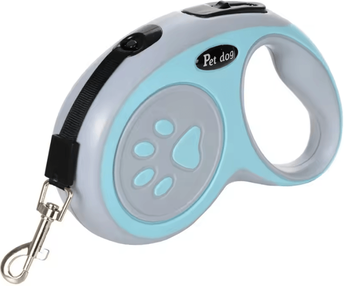 Inspire Curations PlaidGuard Automatic Retractable Cat Harness & Leash Set blue 3m