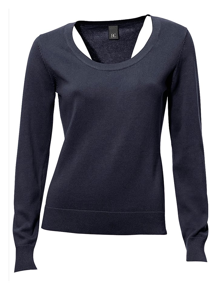 Heine Pullover in Dunkelblau - 38