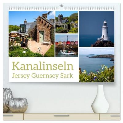 Kanalinseln - Jersey Guernsey Sark (hochwertiger Premium Wandkalender 2026 DIN A2 quer), Kunstdruck in Hochglanz
