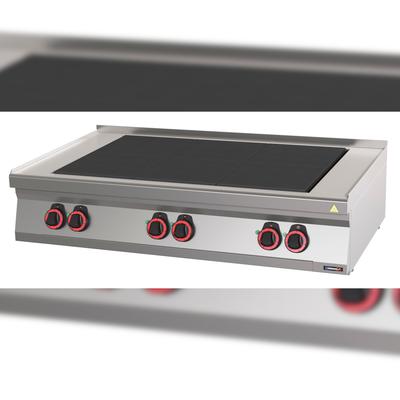 Freistehender Elektroherd mit 6 Coup de Feu Platten 120 - Linie 700 C7FOE6P120 Casselin
