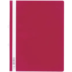 Durable, Mappe, Clear View Folder Präsentations-Mappe PVC Rot (A4, 25x)