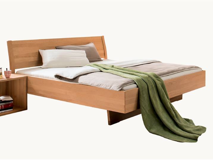 Schwebebett Tanara - Buche unbehandelt - 45 cm - 140x200 cm - gerade