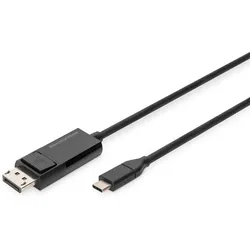 Digitus USB Typ C   DisplayPort Bidirektionales Adapterkabel