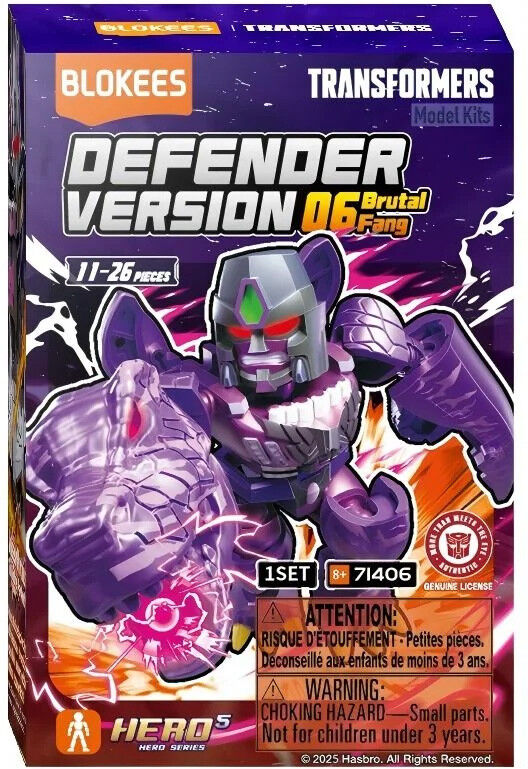 Blokees Transformers Defender Version 06 : Brutal Fang