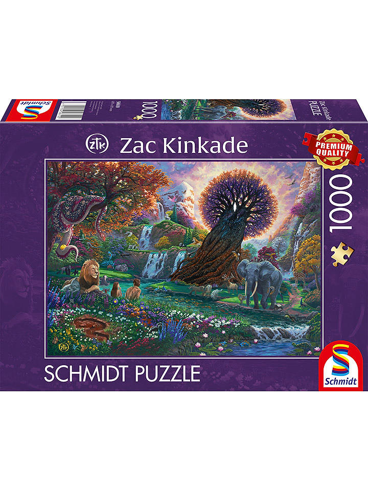 Schmidt Spiele 1.000tlg. Puzzle "Der Garten Eden" - ab 14 Jahren - onesize
