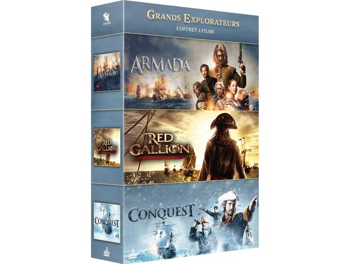 Grands Explorateurs - Coffret 3 films : Armada + Red Gallion + Conquest