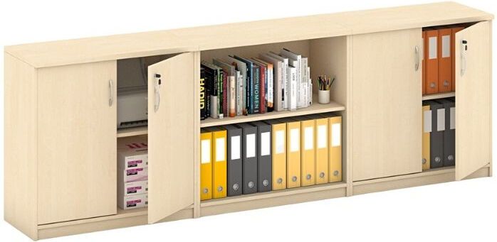 B2B Partner Schrank-Set MIRELLI, Typ I – Birke