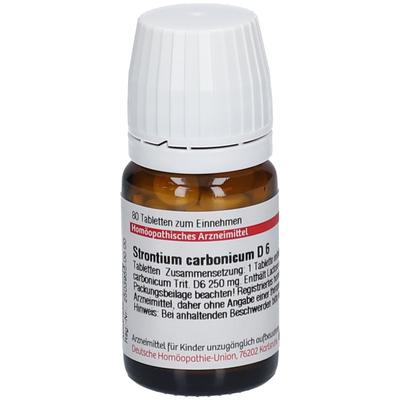 Strontium Carbonicum D 6 Tabletten 80 St