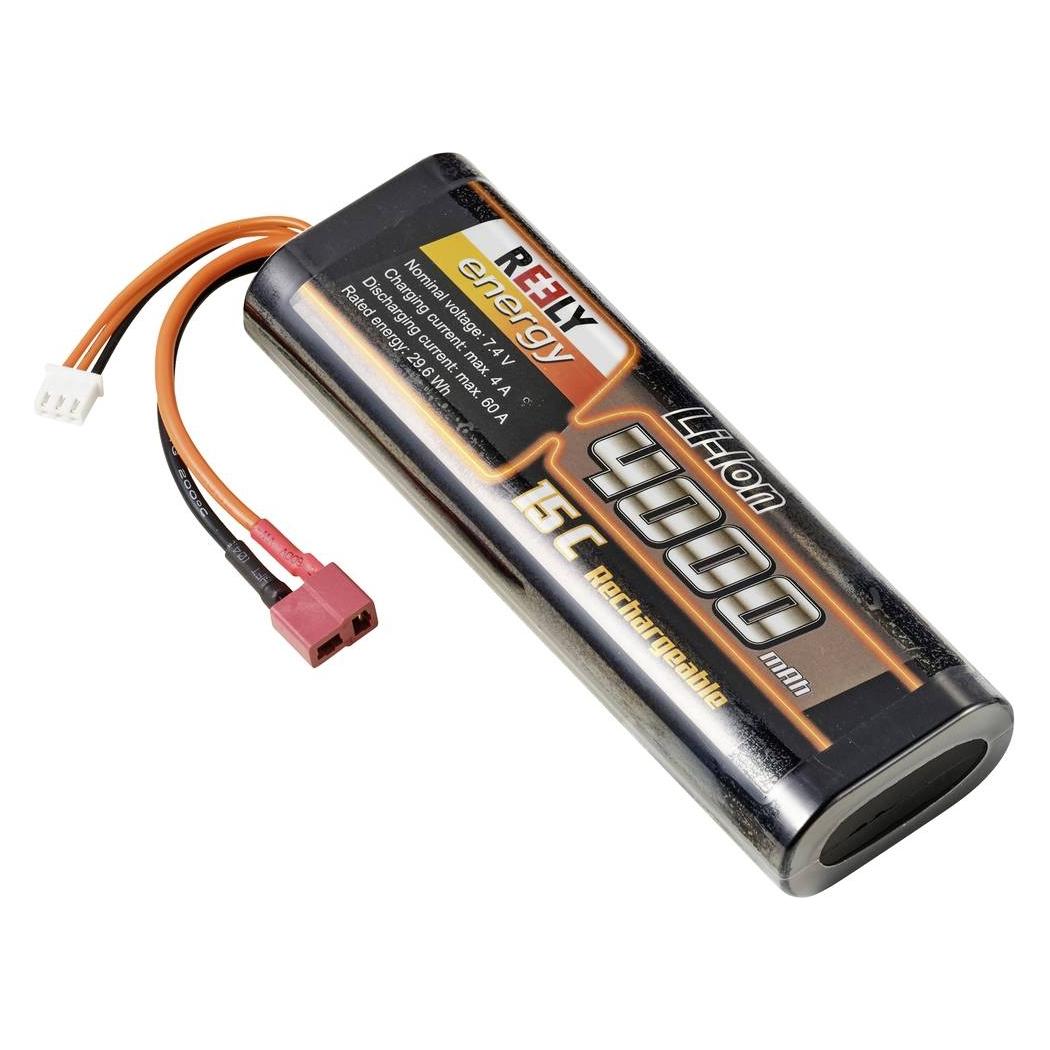 Reely Modellbau-Akkupack (LiIon) 7.4 V 4000 mAh Zellen-Zahl: 2 15 C Hardcase T-S (4000 mAh, 7.40 V) (RE-7853529)