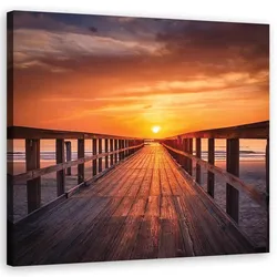 WANDBILD plattform am meer