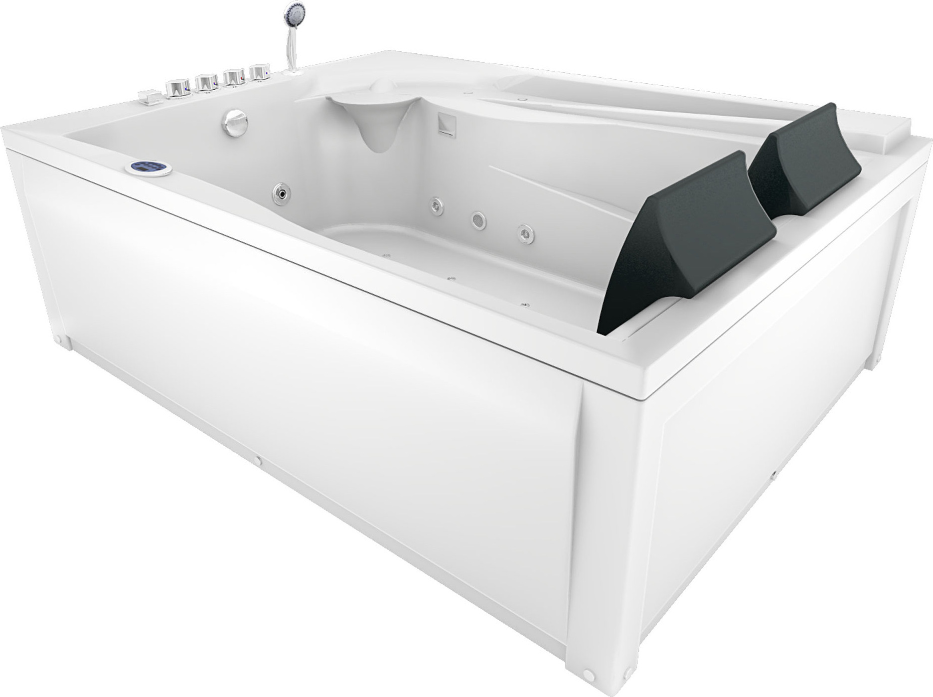 Whirlpool Pool Badewanne Wanne W12HZ-A 135x180cm Farblicht, Ring-Zirk