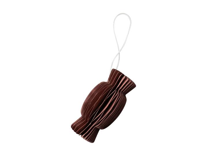 DBKD Ornement de Noël Paper Candy Dark red