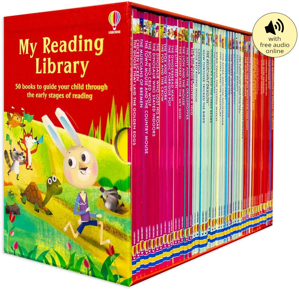 Usborne My Second Reading Library 50 Books Set Collection Set Age 4+ - New Version