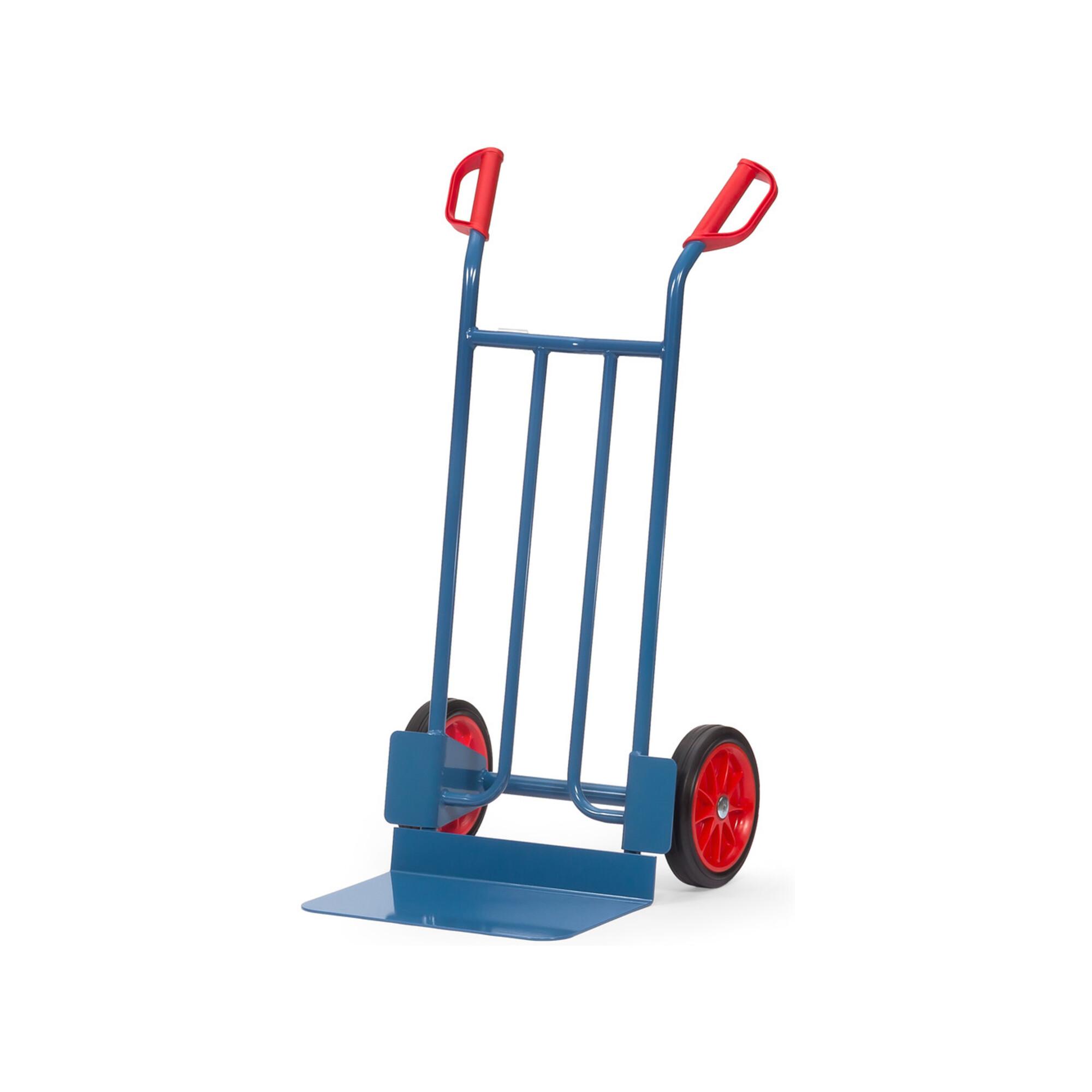 fetra Stahlrohr-Sackkarre B1116V - Vollgummibereifung Tragkraft 250 kg)