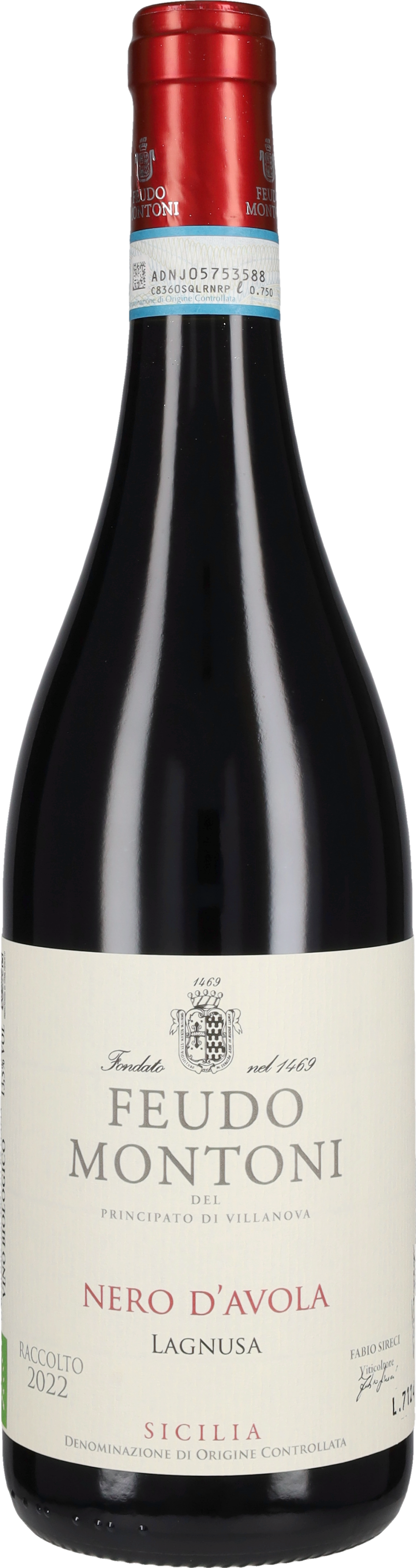 Nero d'Avola 'Lagnusa' Feudo Montoni 2023
