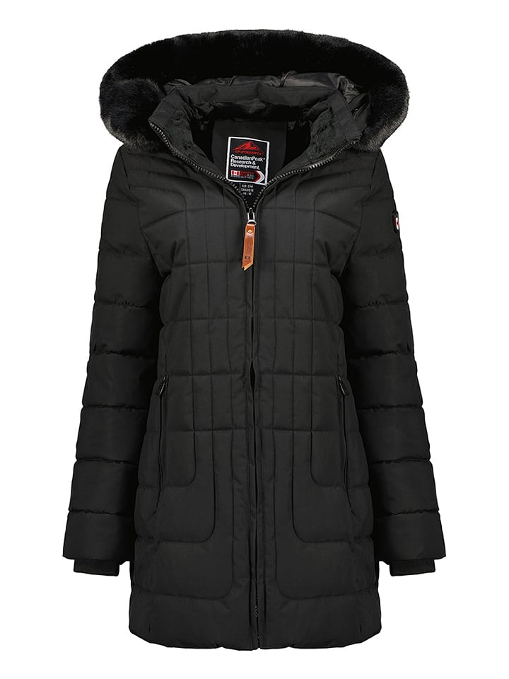Canadian Peak Winterjacke in Schwarz - S