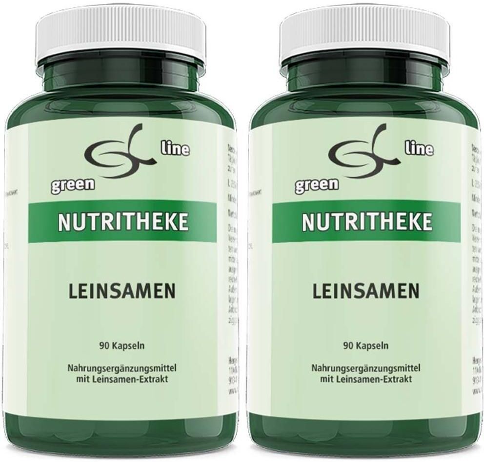 Nutritheke Leinsamen Extrakt Kapseln 2x 2x90 St