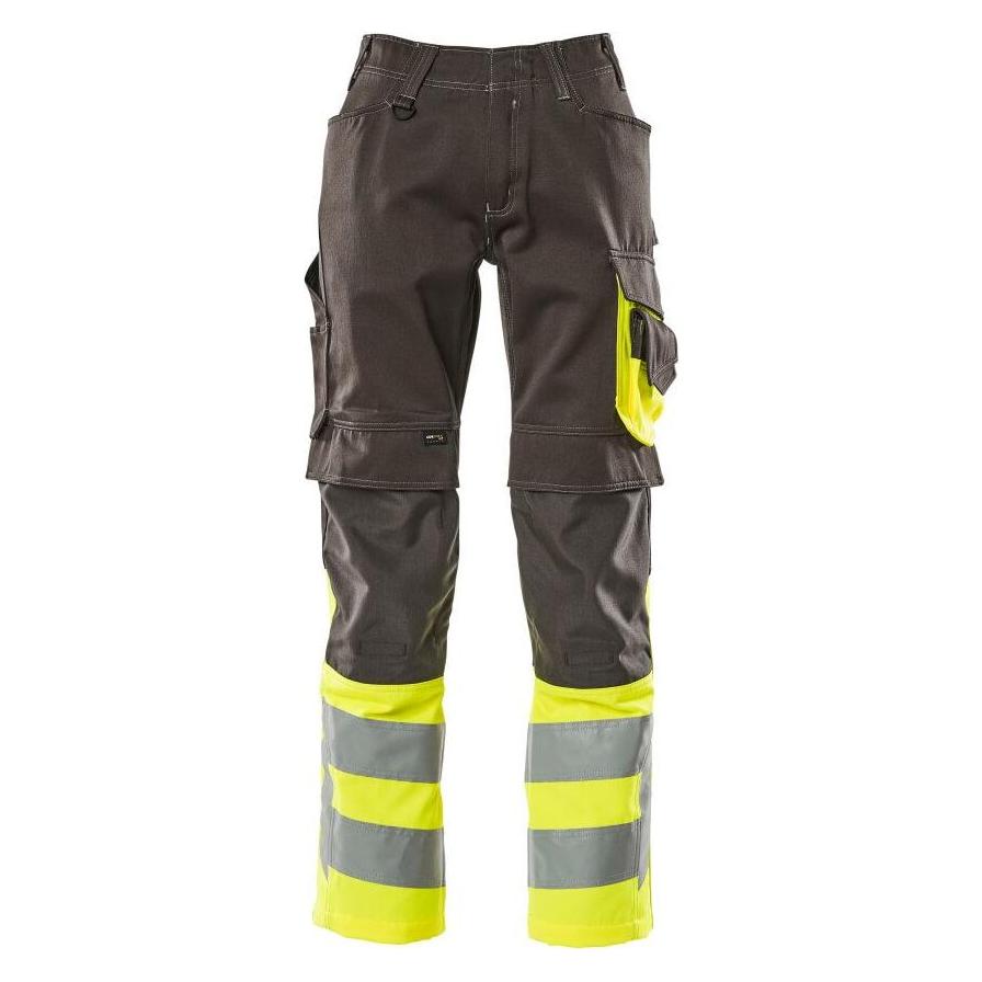 Mascot unisex Warnschutzhose Leeds grau Groesse 54 (54) (10016749366458)