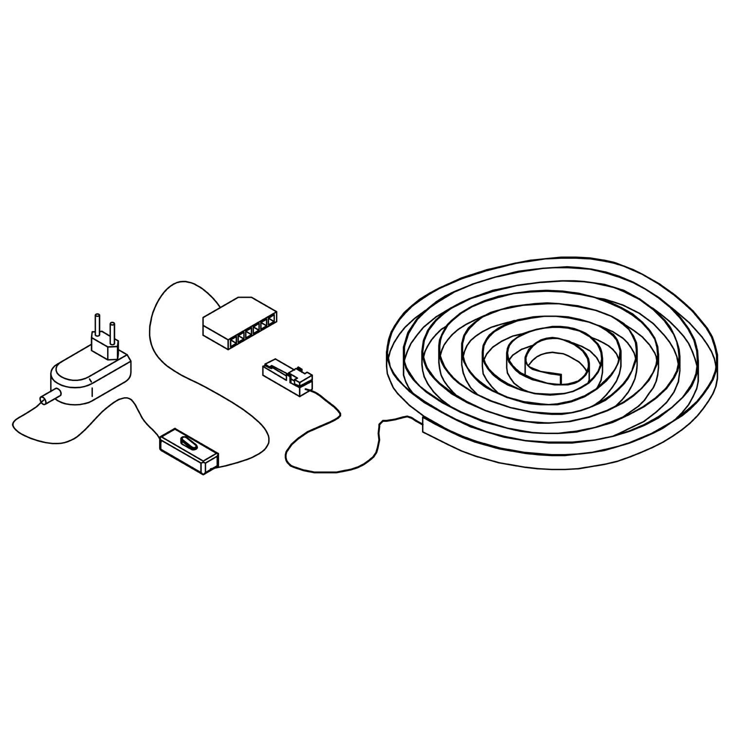home24 LED-strip wit 165 cm